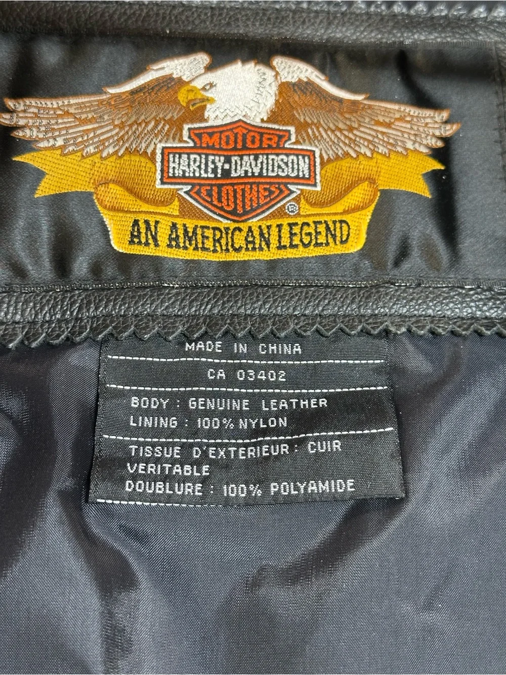 Harley-Davidson Victory Lane Leather Jacket, EUC, VTG? - Mens 3X